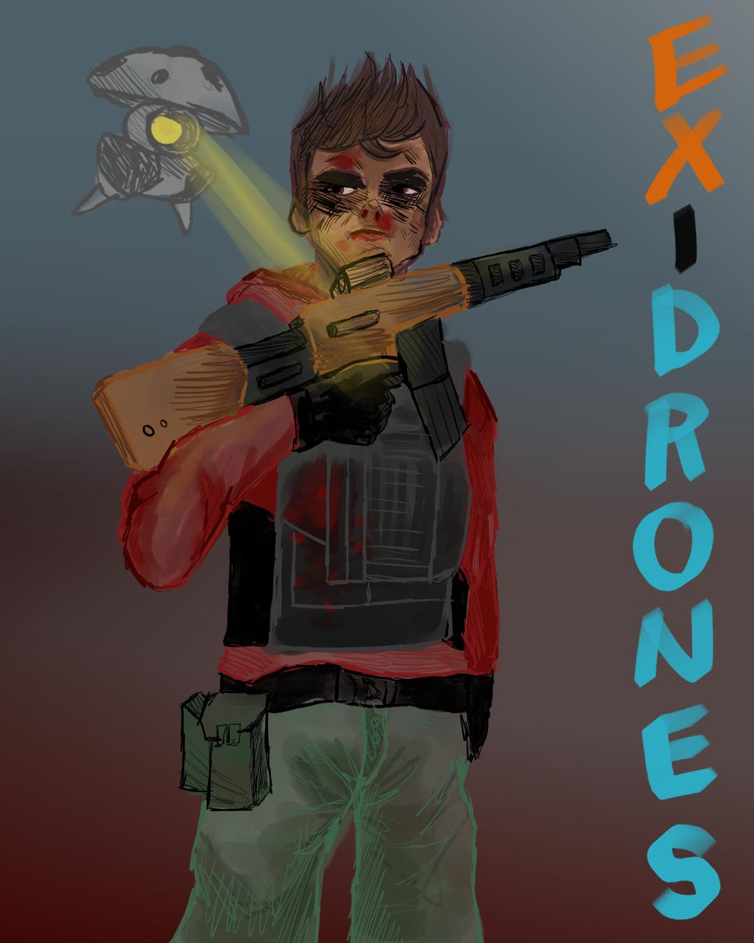 EX-DRONES Art by Wiktoria